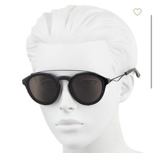 Givenchy 54 MM - black round sunglasses